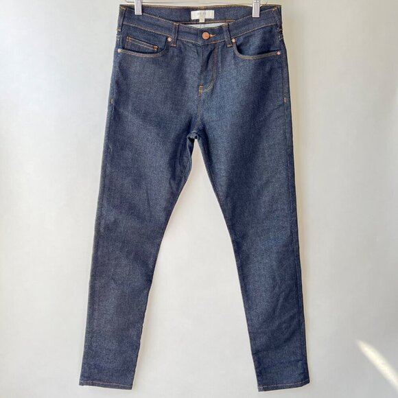 Reiss Jersey stretch Car slim jeans, dark blue, Size 30 K42 - Picture 1 of 10